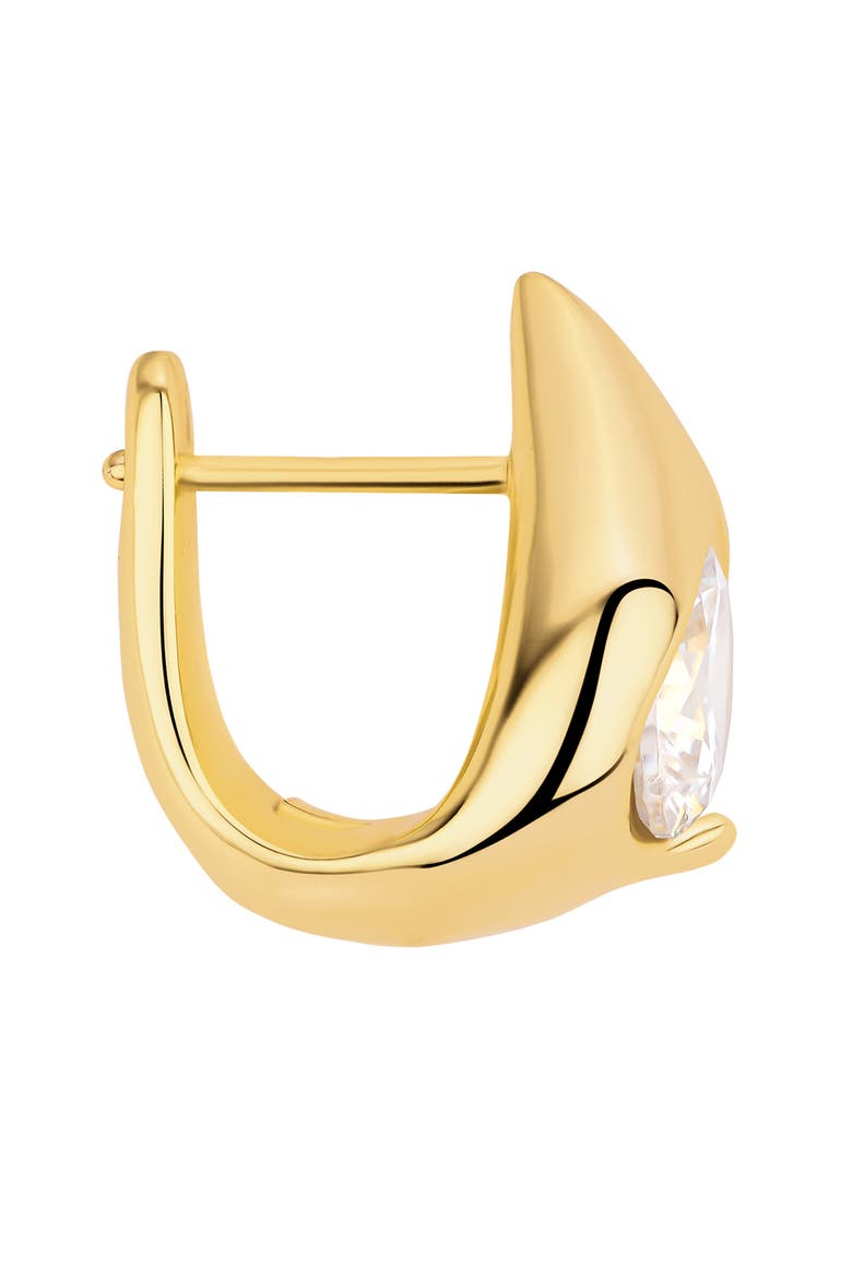 Modern Muse Huggie Hoop Earrings, Alternate, color, GOLD