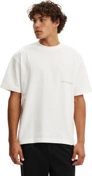 Cotton On Men's Box Fit Text T-Shirt