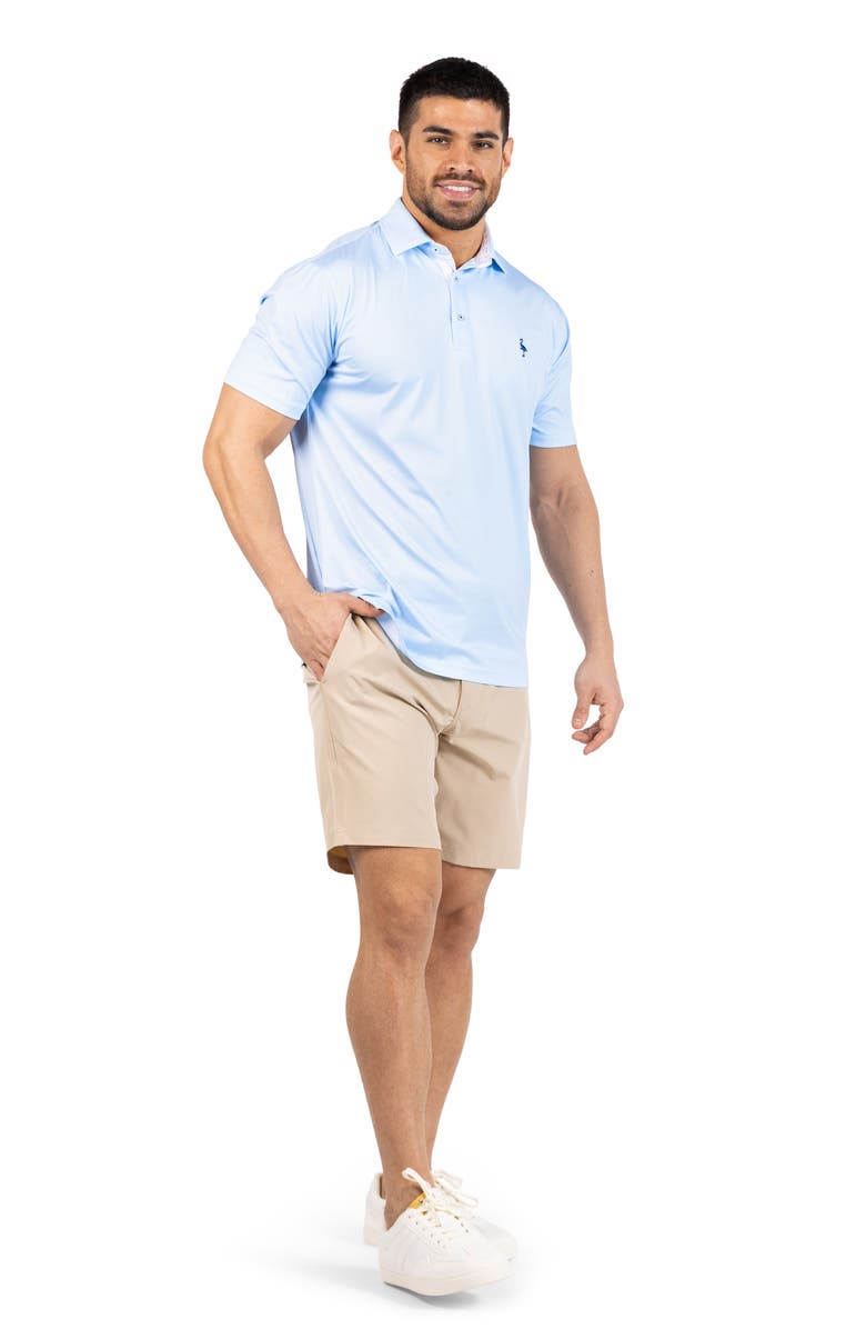 TailorByrd The Perfect Tailored Performance Polo, Alternate, color, Light Blue