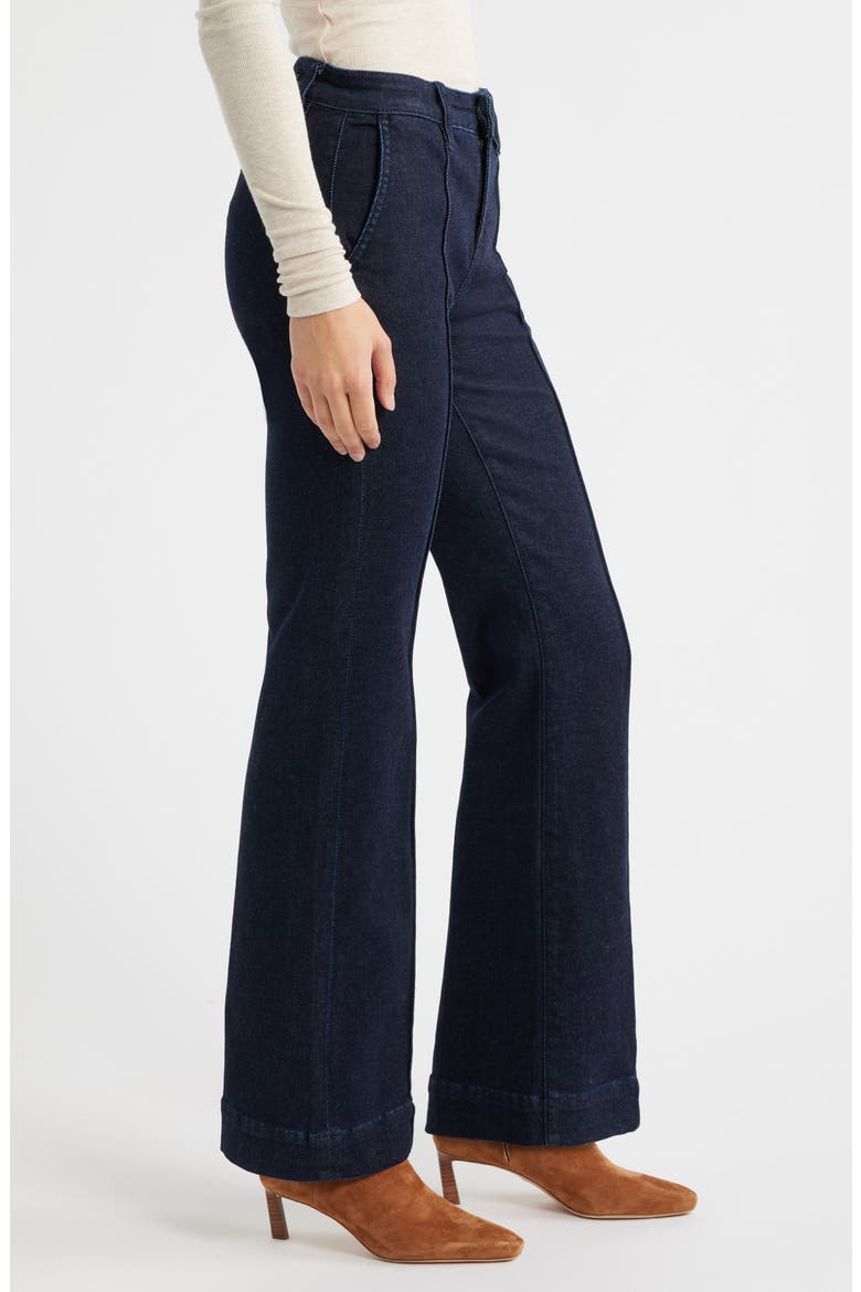 Pintick Bootcut Jeans, Alternate, color, INDIGO RINSE