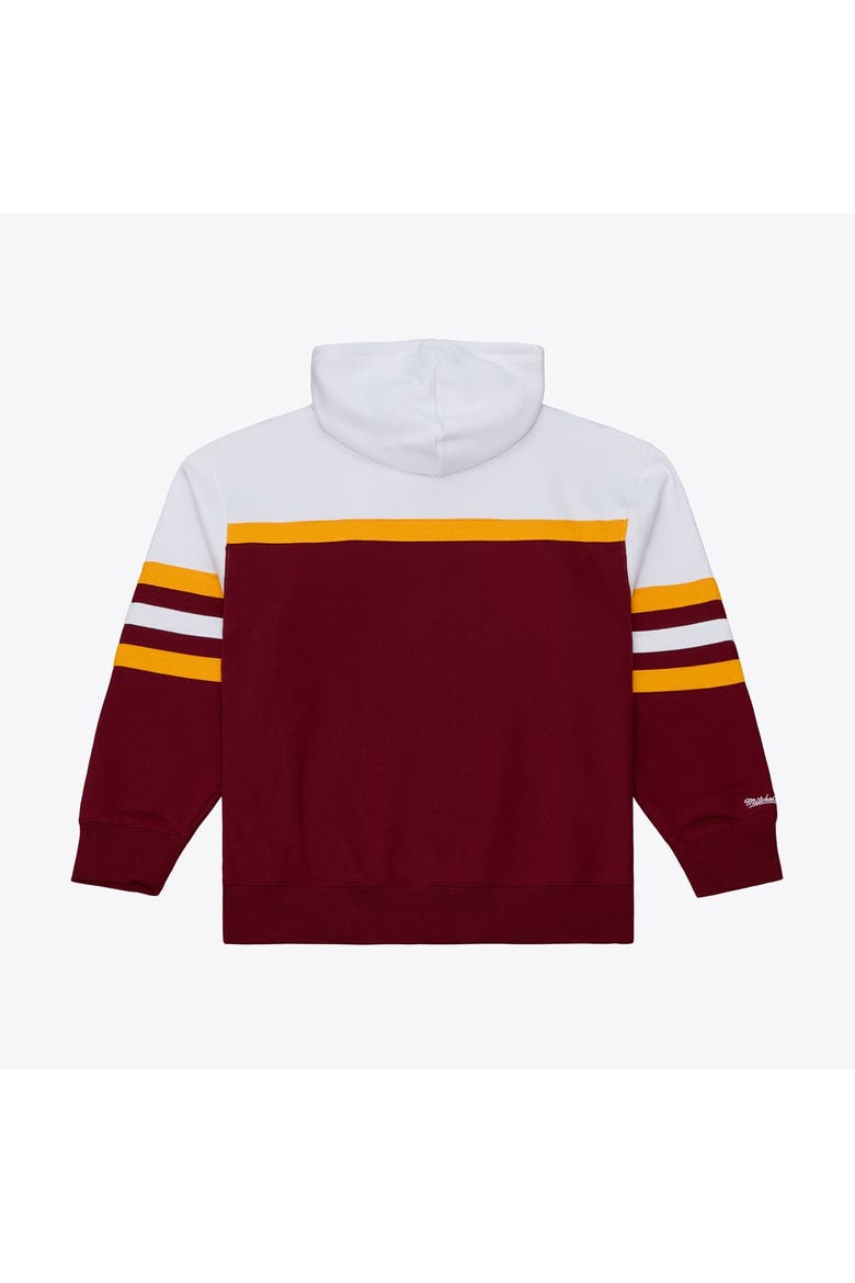 Men's Mitchell & Ness  Burgundy Washington Commanders Head Coach Hoodie, Alternate, color, Burgundy