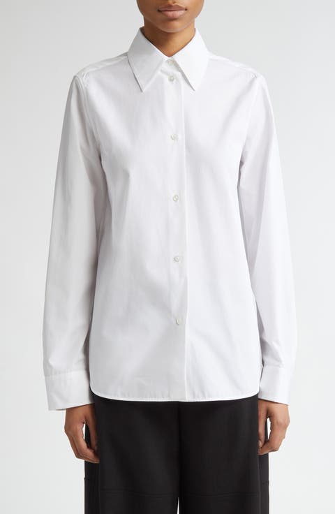 Women's Jil Sander Button Up Tops | Nordstrom Women's Jil Sander Button Up Tops | Nordstrom