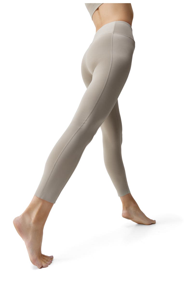 Born Living Yoga Maan 7/8 Performance High Rise Sport Legging, Alternate, color, Grain