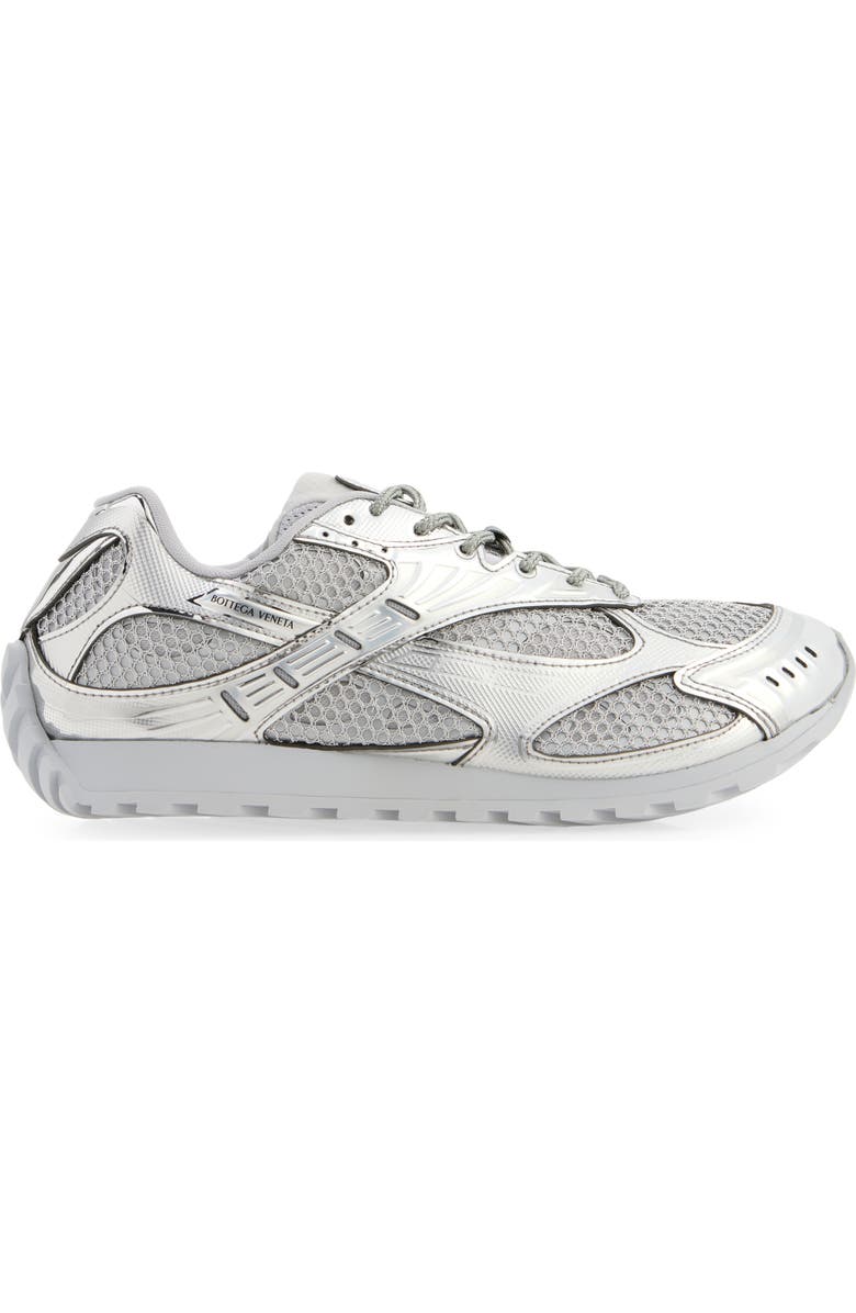 Bottega Veneta Orbit Sneaker, Alternate, color, Silver