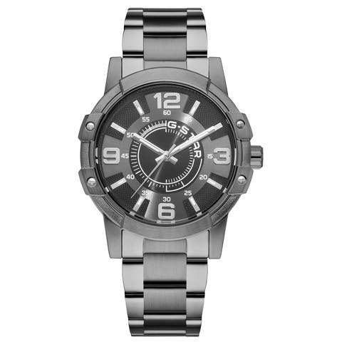 Constructed - 43mm, Gray Dial, Stainless Steel Bracelet Watch