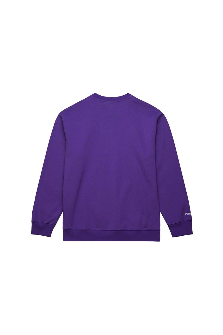 Men's Mitchell & Ness Purple Sacramento Kings Nights Pullover Sweatshirt, Alternate, color, Purple
