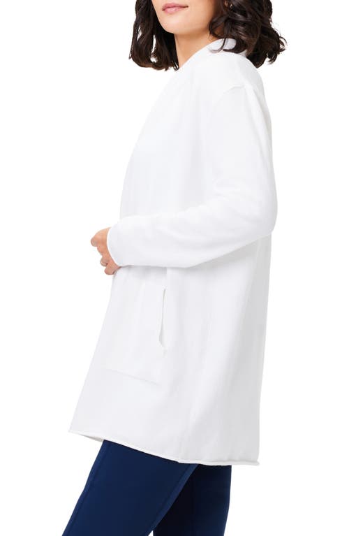 Nz Active By Nic+zoe Cool Down Open Front Cardigan In White