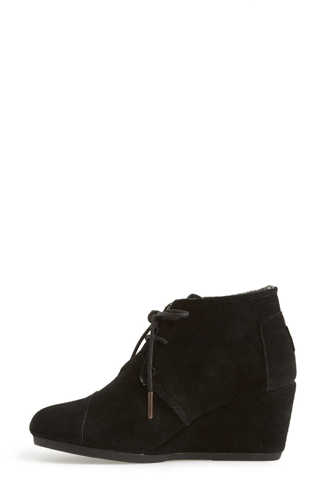 TOMS 'Desert' Wedge Bootie, Alternate, color, 