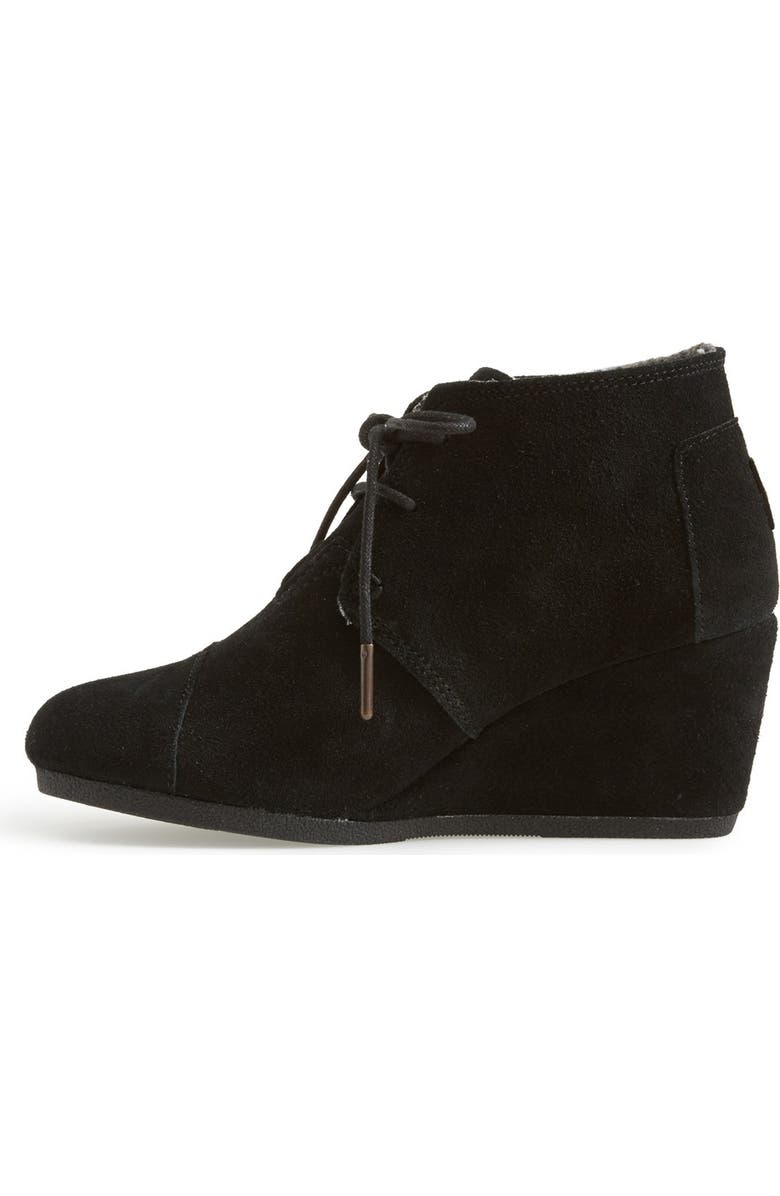 TOMS 'Desert' Wedge Bootie, Alternate, color,