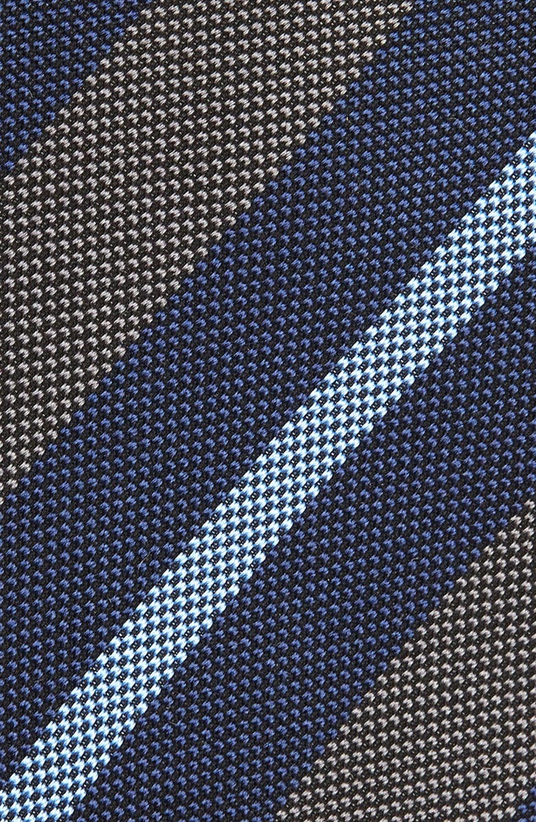 David Donahue Stripe Silk Tie, Alternate, color,