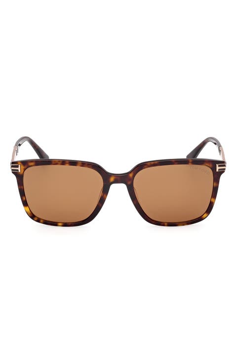 56mm Square Sunglasses