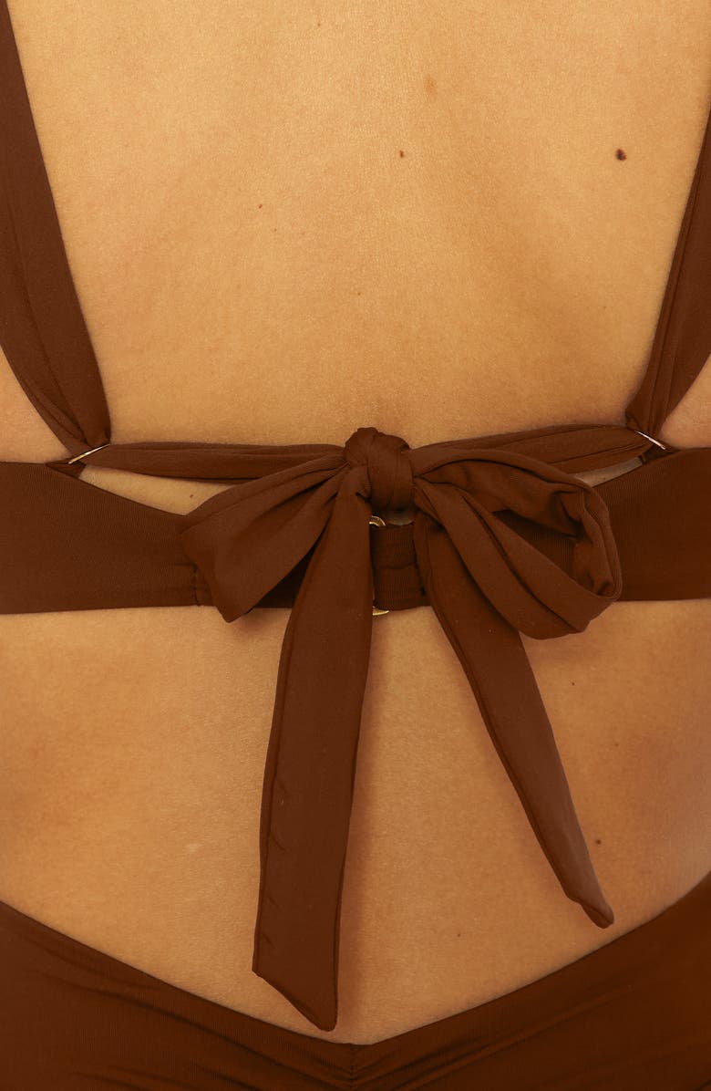 Becca Color Code Underwire Bikini Top, Alternate, color, Dark Coco