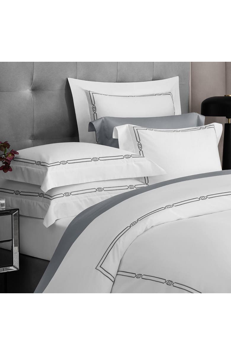 Togas Sigman pillowcase, Alternate, color, White