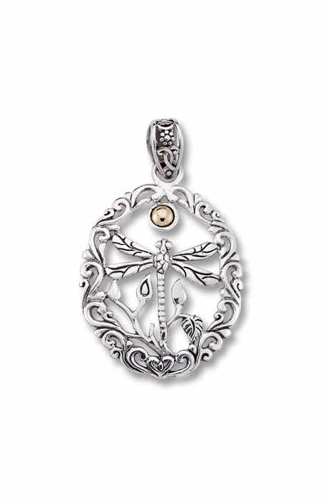SAMUEL B. Filigree Dragonfly Pendant