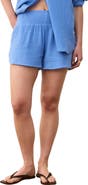 Marine Layer Cali Smocked Waist Double Cloth Shorts