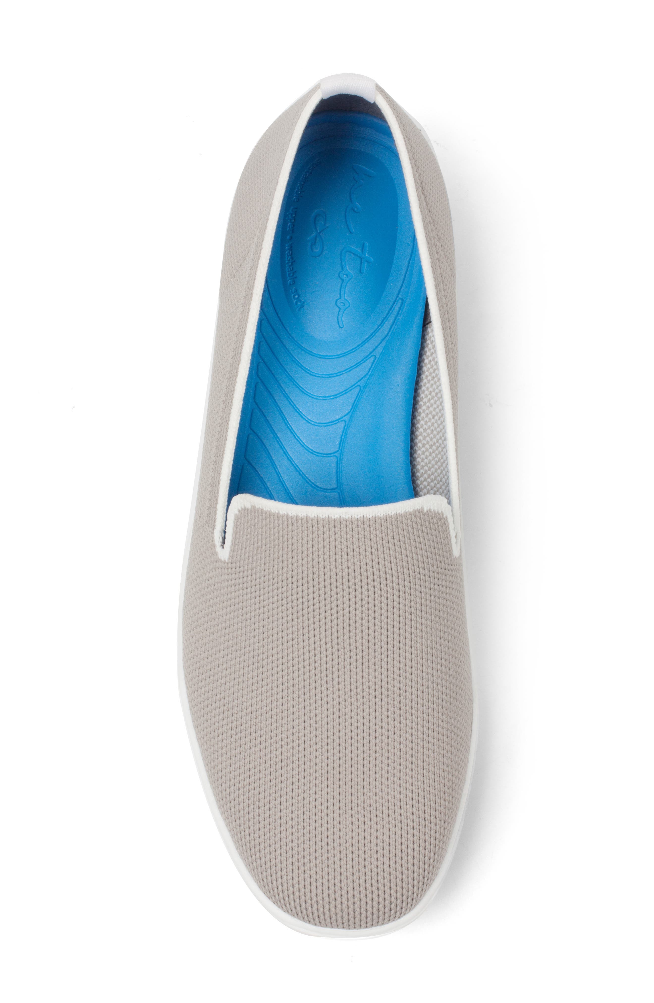 Eden Mesh Sneaker, Alternate, color, GREY W/ WHITE TRIM FABRIC