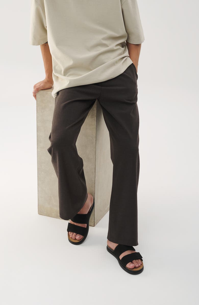 Vagabond Shoemakers Kevin Leather Strap Slide Sandal, Alternate, color, Black