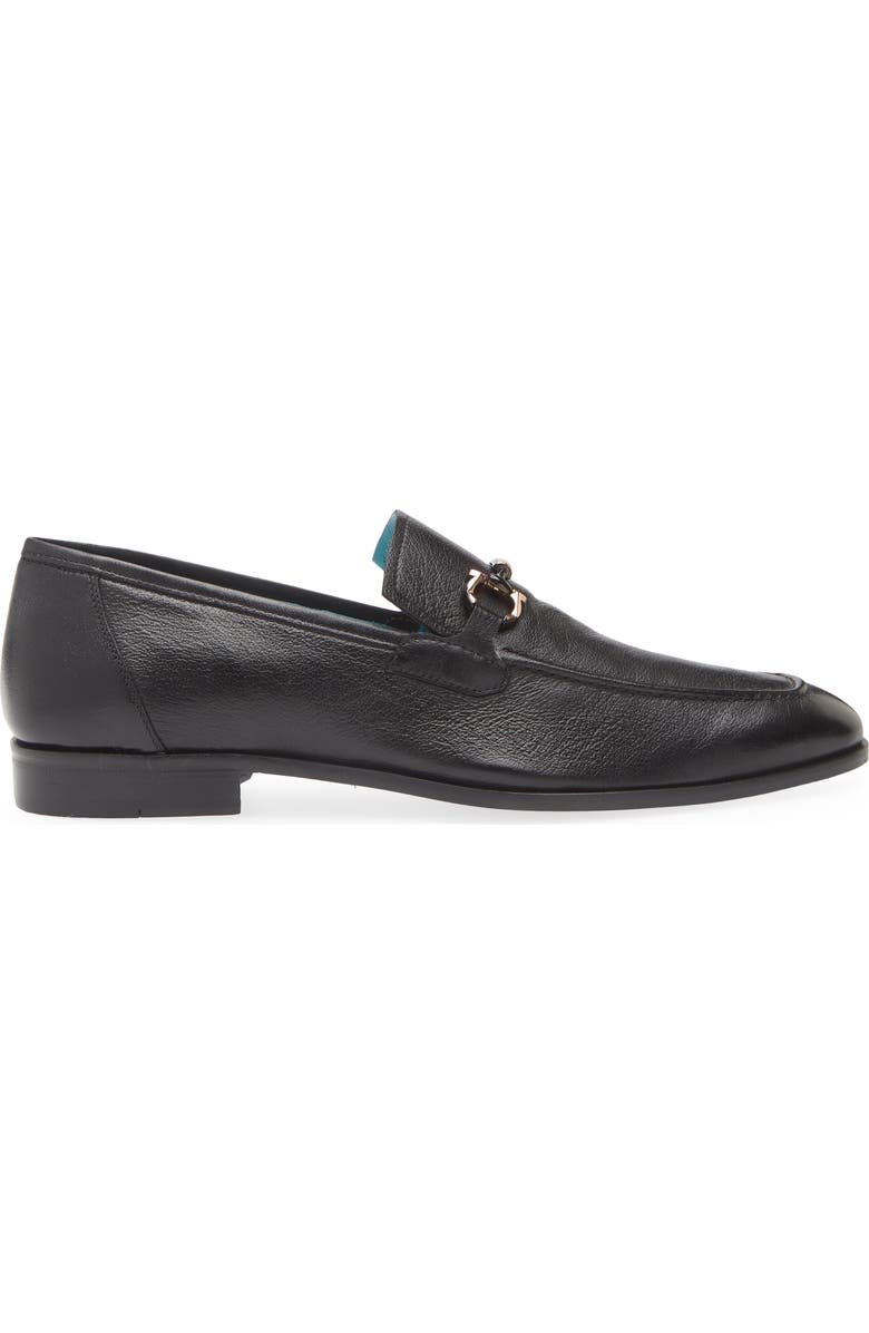 Mezlan Rios Bit Ornament Leather Loafer, Alternate, color, Black