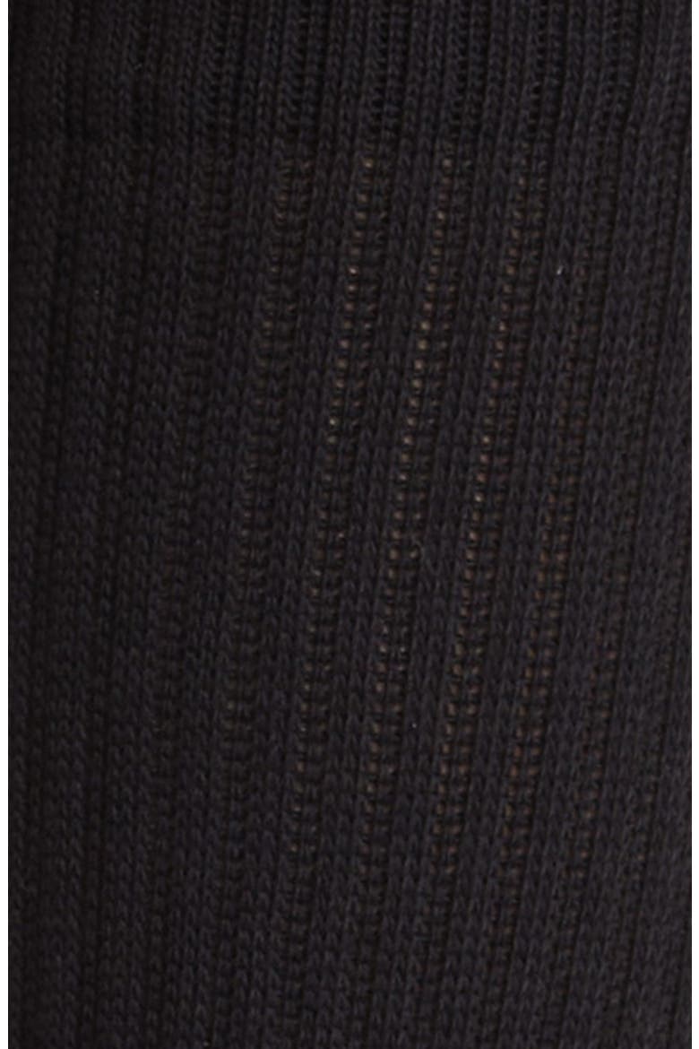 Solids Calf Socks, Alternate, color, BLACK