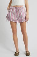 Damson Madder Mafalda Frilly Tie Bloomer Organic Cotton Shorts