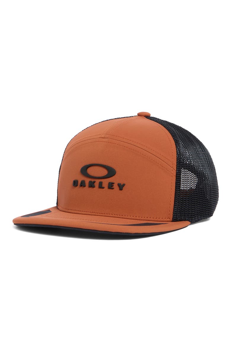 Podium Trucker Hat, Main, color, AUBURN