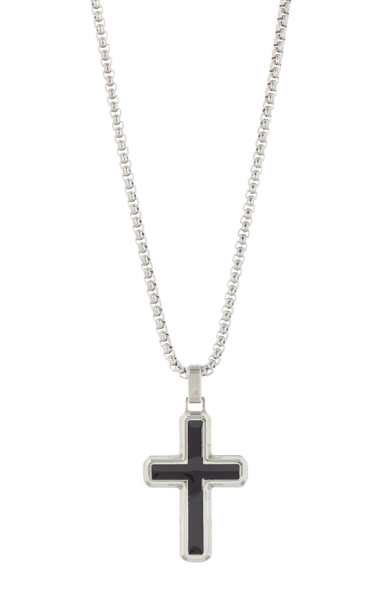 Men's Cross Pendant In Stainless Steel - 22 - Foto 12