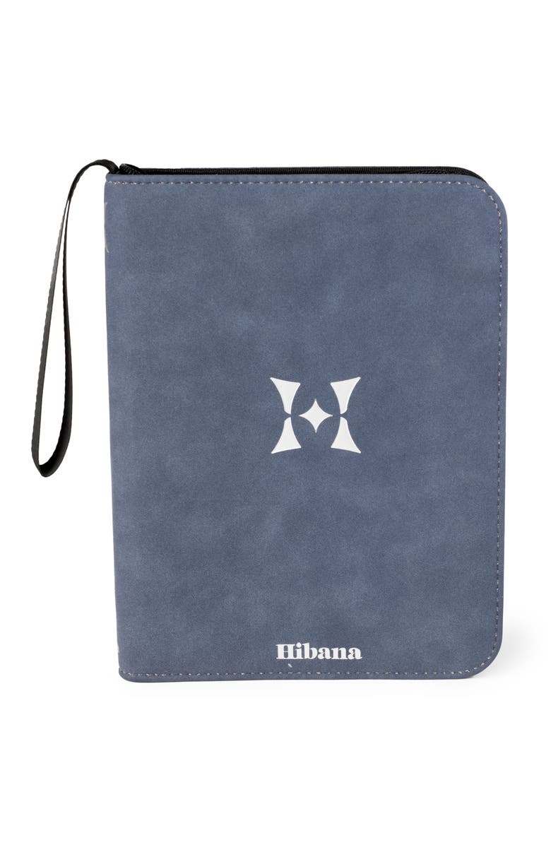 Hibana Jewelry Storage Travel Edition Steel Blue Zipper Binder,For 20Pcs, Alternate, color, 