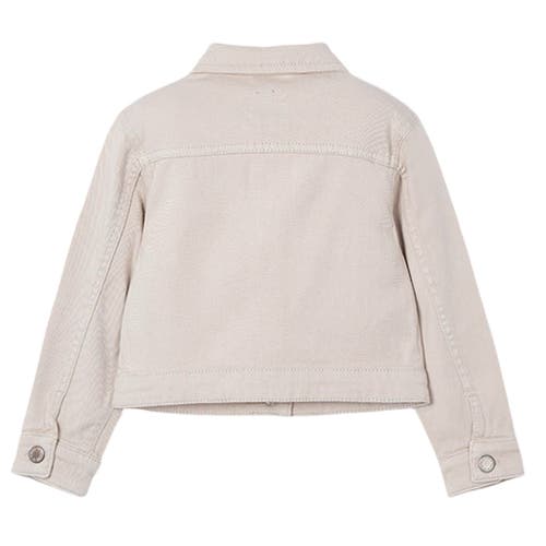 Mayoral Light Twill Jacket In Sand
