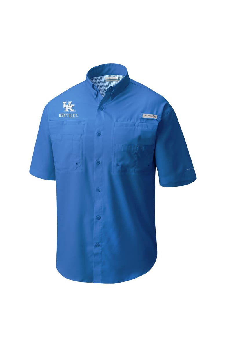 Columbia Men's Columbia Royal Kentucky Wildcats Big & Tall Collegiate Tamiami Button-Down Shirt, Alternate, color, Royal