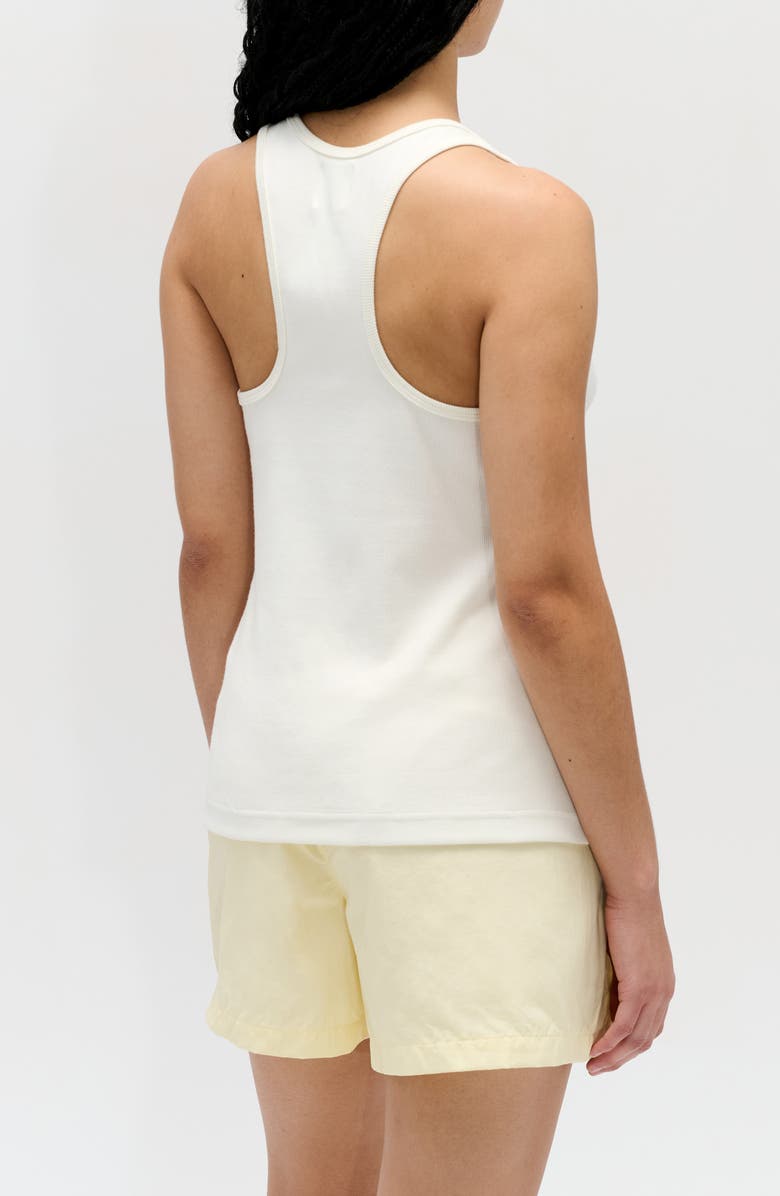 New Balance Made in USA Ribbed Tank, Alternate, color, Sea Salt