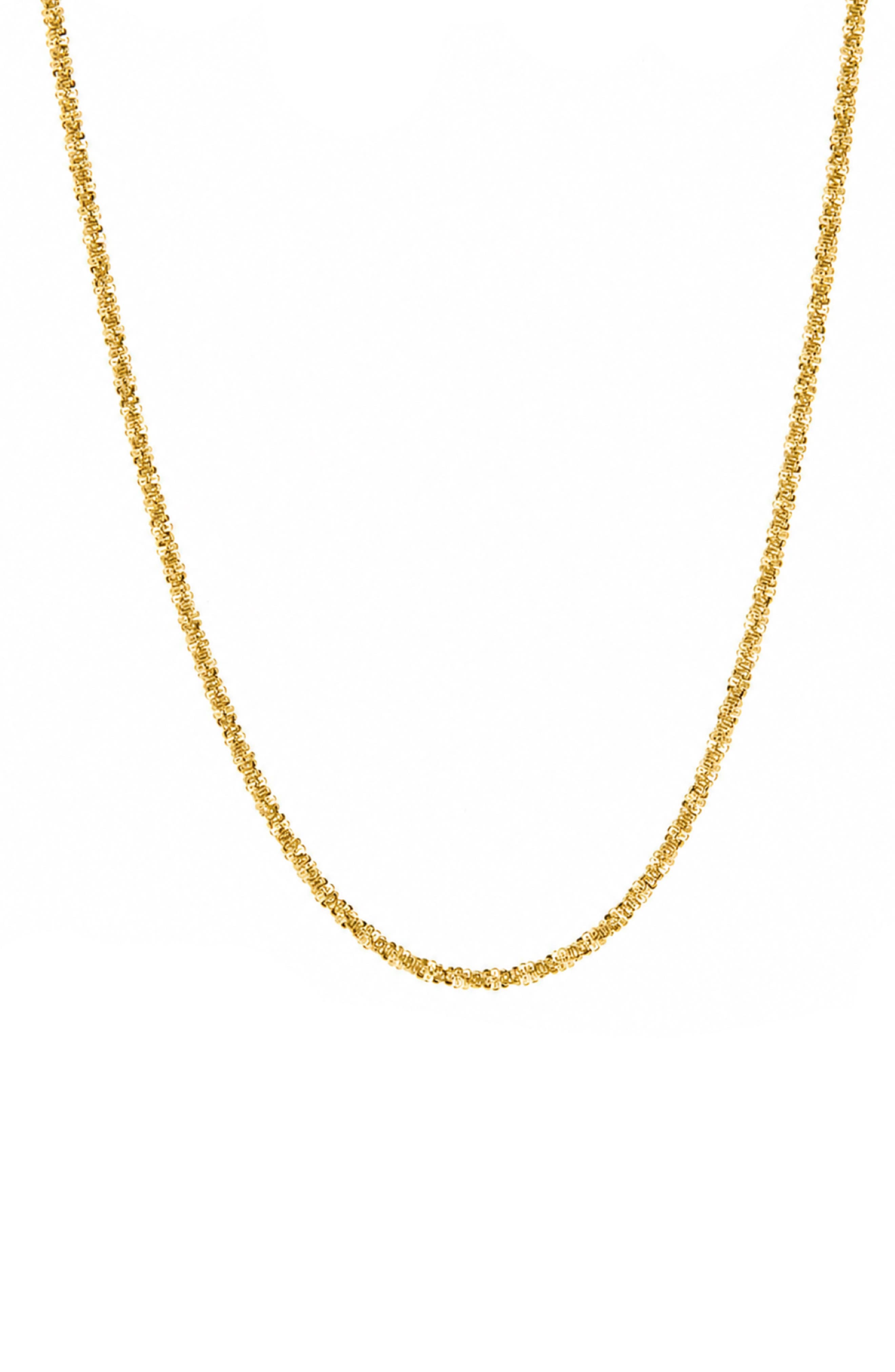 Twisted Rock Chain Necklace