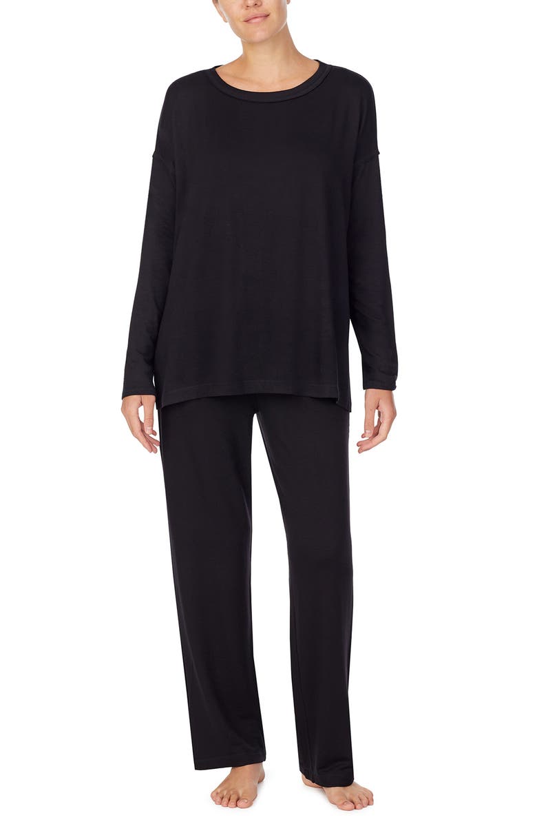Donna Karan New York Long Sleeve Pajama T-Shirt, Alternate, color, 