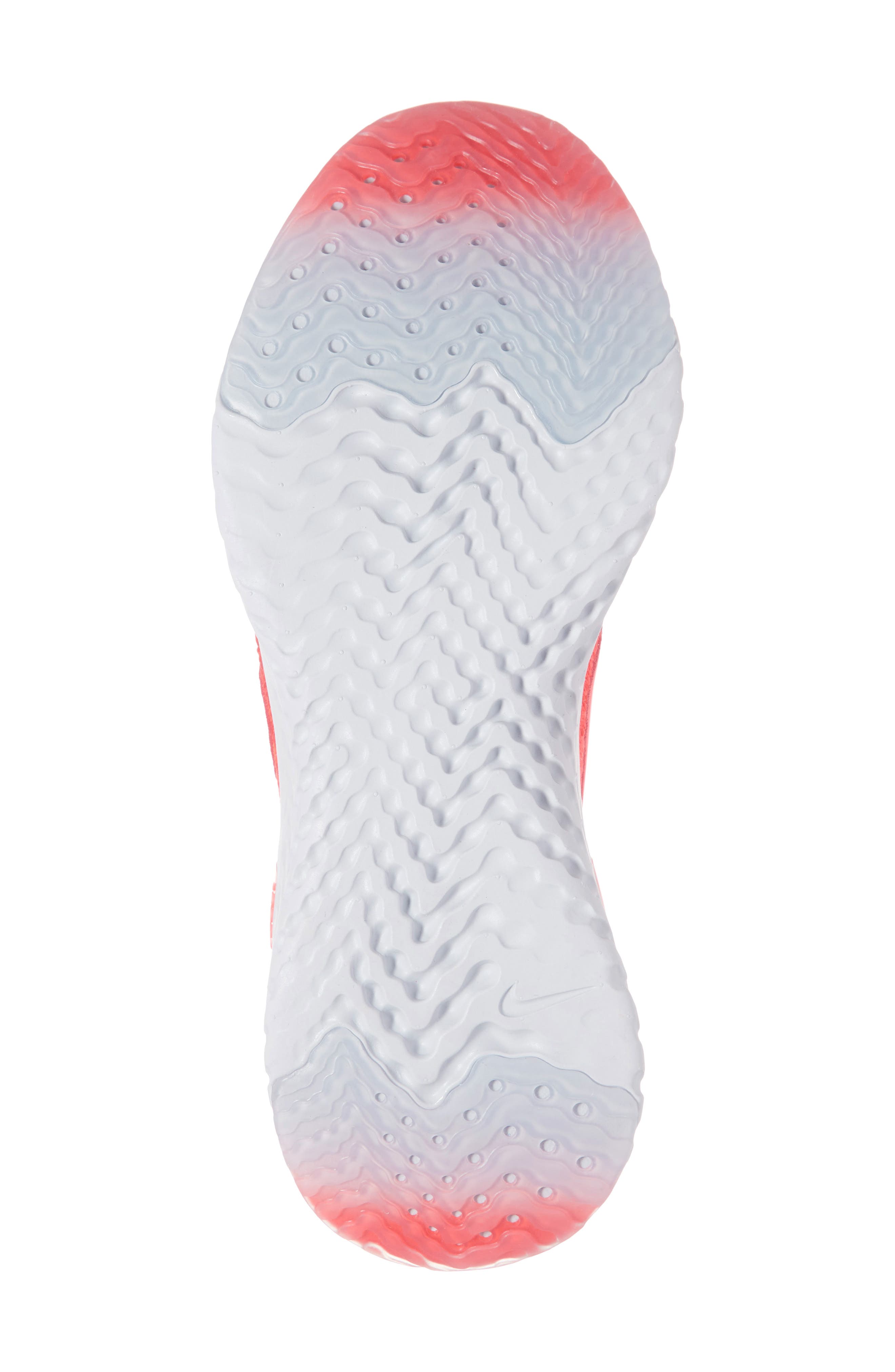 Epic React Flyknit 2 Running Shoe, Alternate, color, CHILE RED/ CRIMSON-GREY