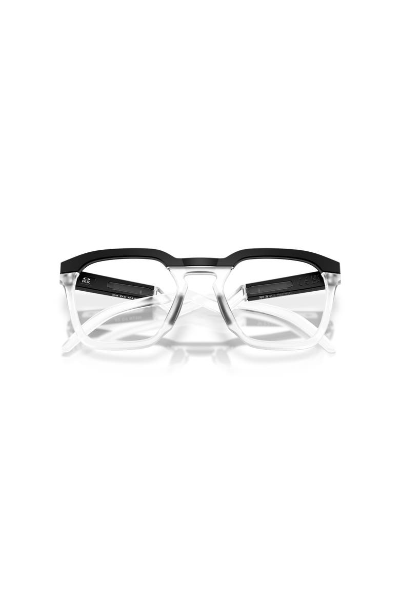52mm Square optical glasses, Alternate, color, Black