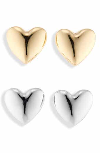 Tasha 2-Pack Heart Stud Earrings