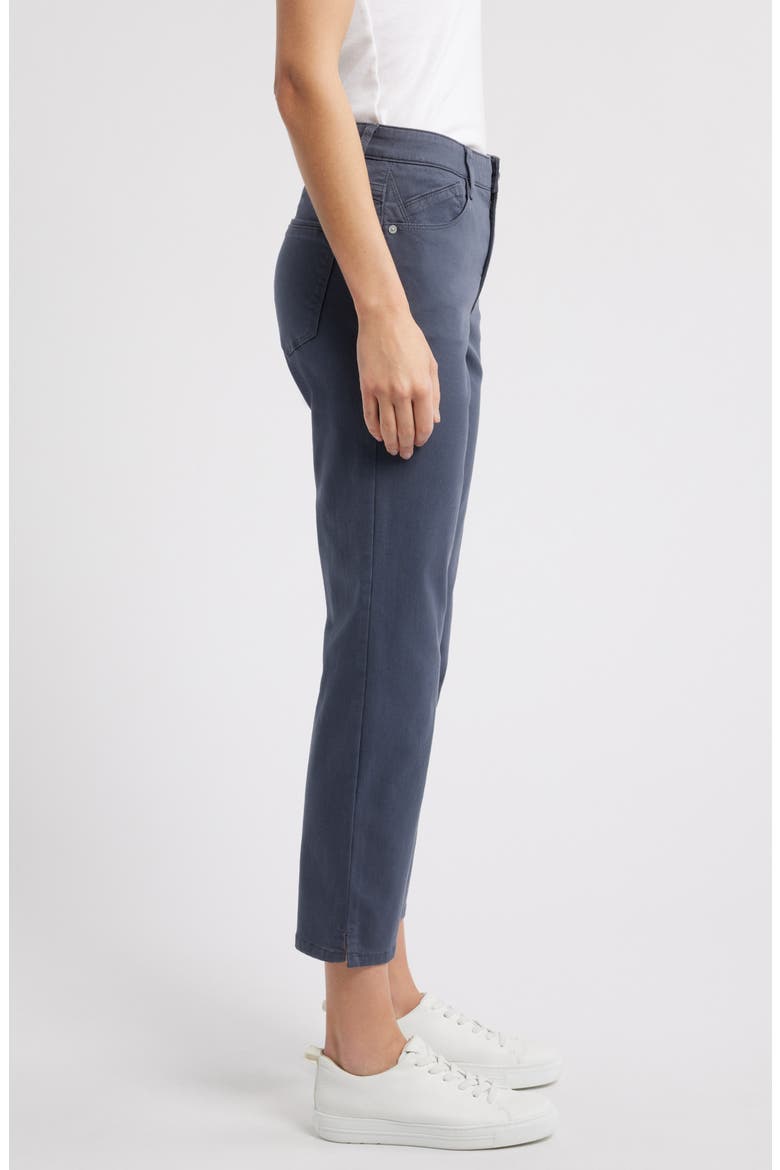 High Waist Straight Leg Stretch Twill Pants, Alternate, color, SHADOW