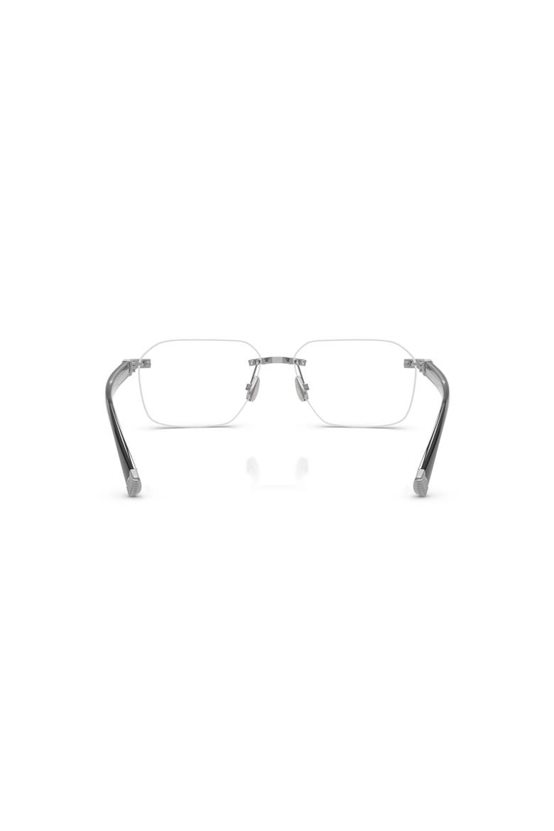 57mm Rectangle optical glasses, Alternate, color, Transparent