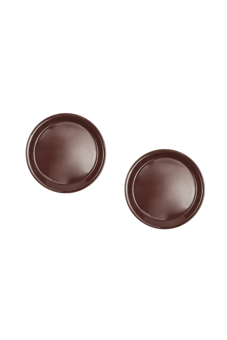 Yuka Lunch Plate - Set of 2, Main, color, Dark Terracotta