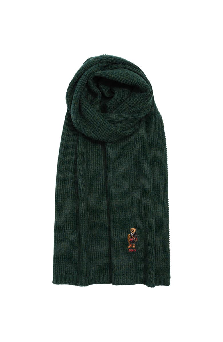 Polo Ralph Lauren Holiday Bear Scarf, Alternate, color, 