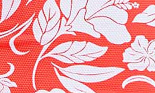 Tommy Bahama Island Cays Fiori Reversible Tankini Top In Citrus Coral Reversible
