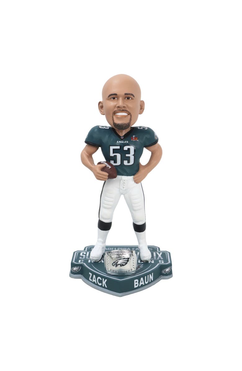 FOCO Zach Baun (Philadelphia Eagles) Super Bowl LIX Champ Bobblehead, Main, color, Multi-Color