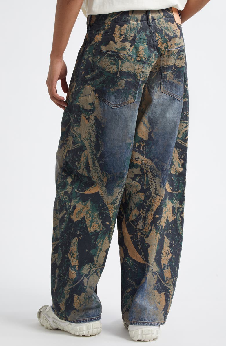 Acne Studios 2023 Mossy Super Baggy Fit Wide Leg Jeans, Alternate, color,