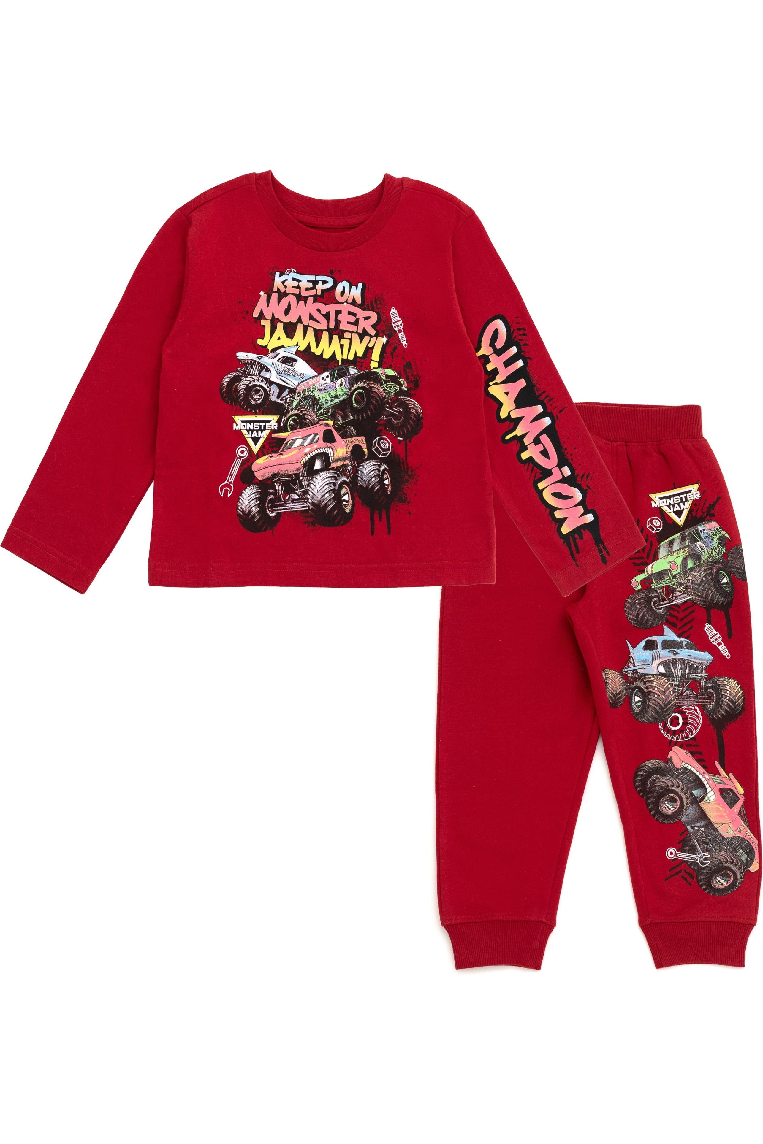 selected Monster Jam Red