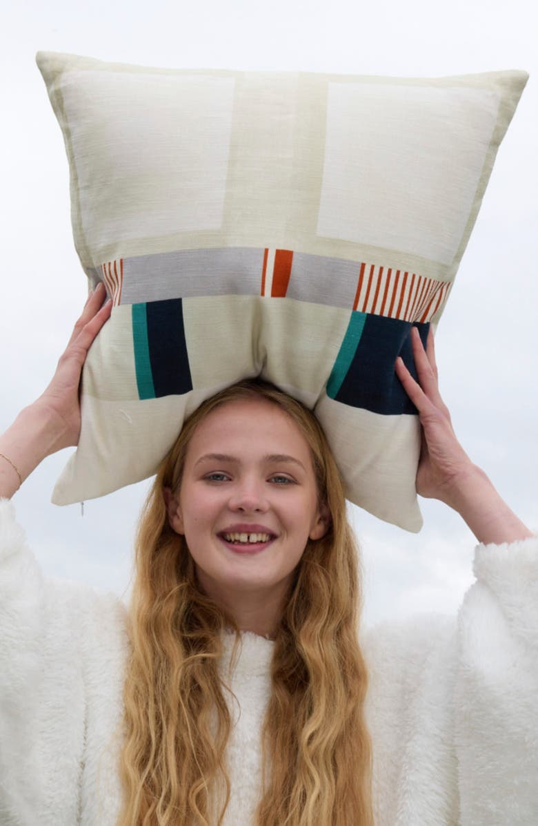 Sunday Citizen Patchwork Throw Pillow, Alternate, color, 