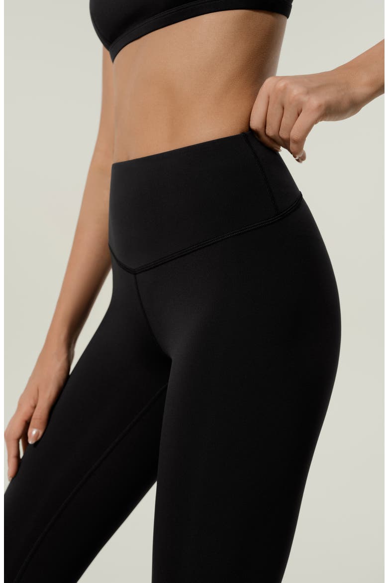 Women's Silk Contour High Rise Soft Ease Leggins, Alternate, color, Black