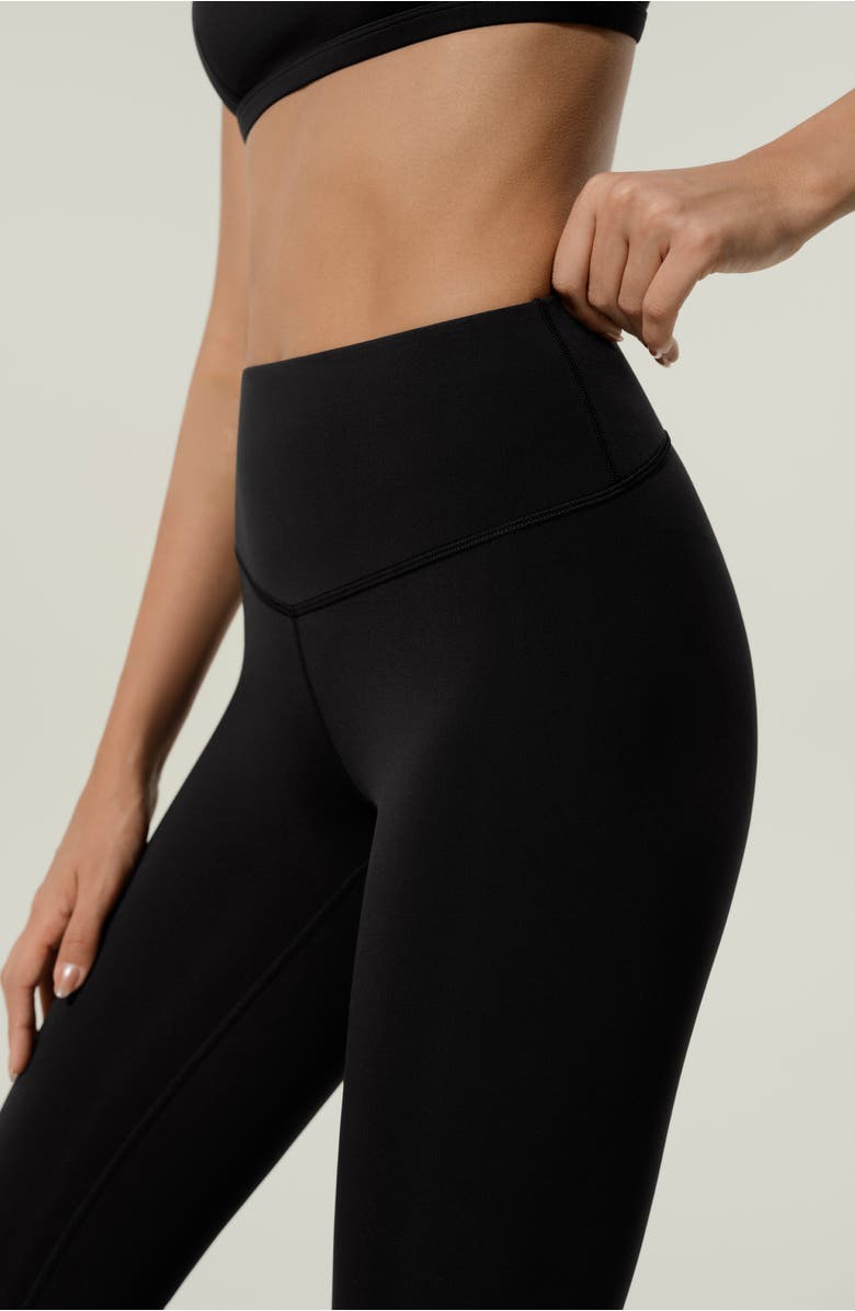 Lilysilk Silk Contour High Rise Soft Ease Leggins, Alternate, color, Black