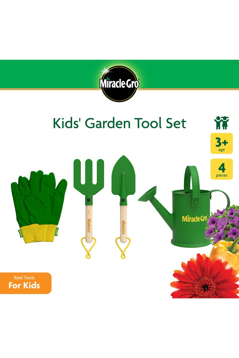 Set 4 pcs - garden toolset, Alternate, color, Dark Green