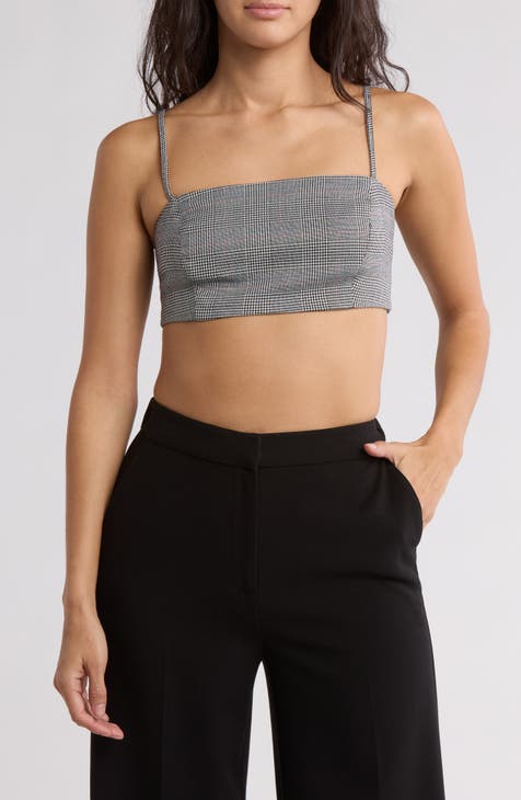 Plaid Co-Ord Crop Camisole