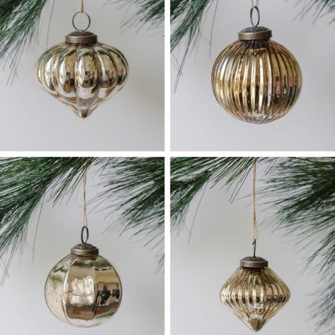 3" Mercury Glass Ornament