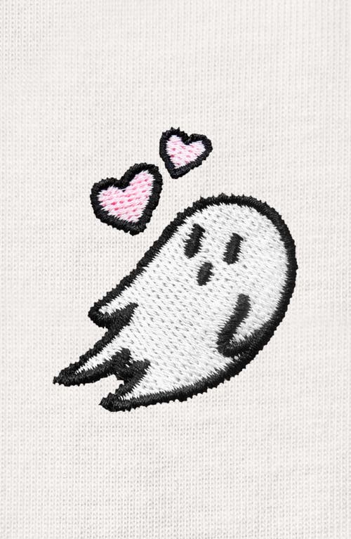 Dalix Heartly Ghost Tee In Vintage White